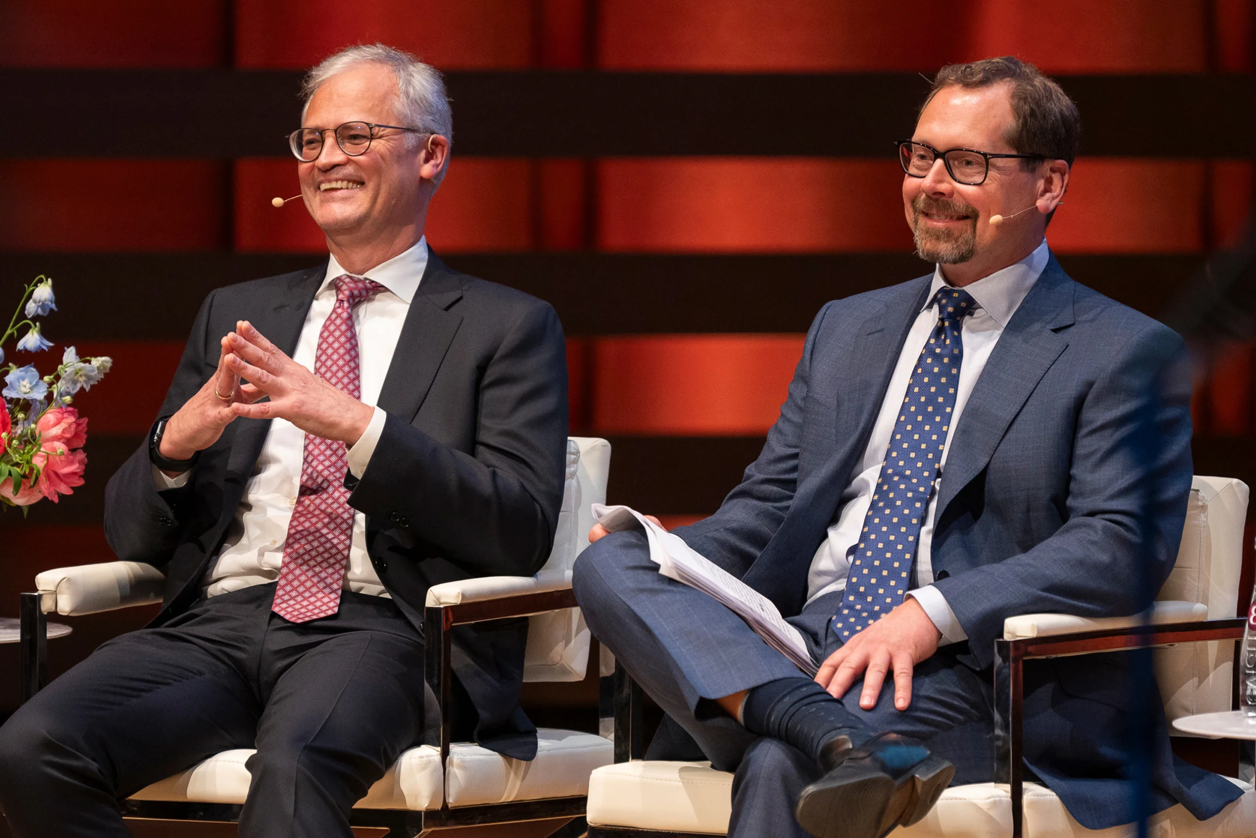 Steve Boutin et Ken Broekaert lors du Forum Burgundy